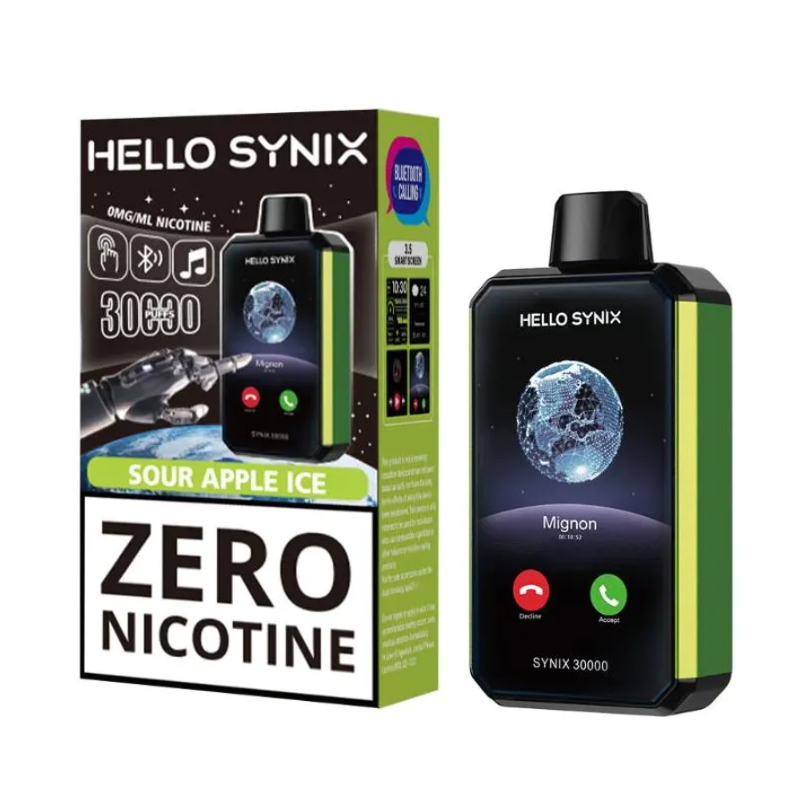 Hello Synix 30K Zero Nicotine Vape